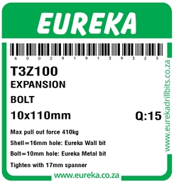 T3Z100 - Expansion Bolt -T3Z100_Label_T